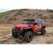Red Jeep Wrangler JK Metal Heat Dispersion Hood - Primer Black