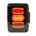 DV8 Offroad Jeep Wrangler JK Octagon LED Tail Light - Pair of LED lights for motorcycle.