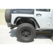 White Jeep with Black Wheels and Tires - DV8 Offroad Rear Inner Fender for Jeep Wrangler JK