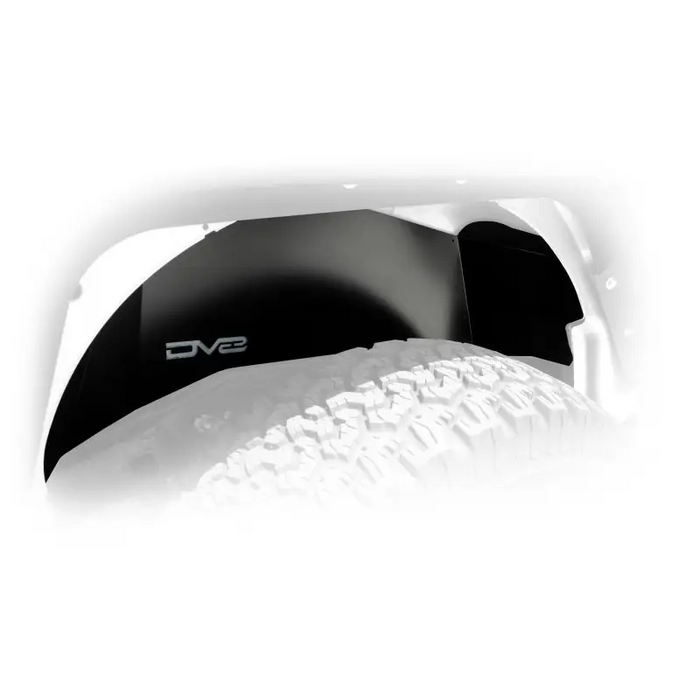 Black front fender cover for Jeep Wrangler JK