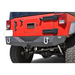 Red jeep rear bumper with black powder coating - DV8 Offroad 07-18 Jeep Wrangler JK Steel Mid Length Bumper
