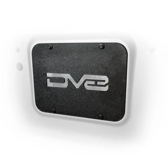 Black and white EVS sign on DV8 Offroad Jeep Wrangler Tramp Stamp
