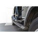 Black truck with open door - DV8 Offroad foot pegs for Jeep Gladiator Wrangler