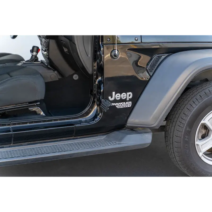DV8 Offroad Jeep Gladiator/Wrangler Foot Pegs - Jeep Door Covers
