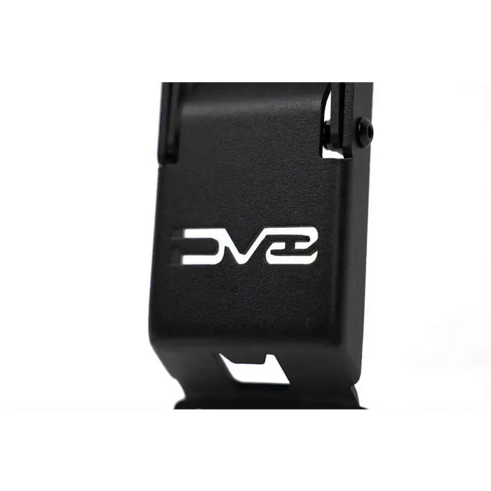 DV8 Offroad black plastic case with company logo for Jeep Gladiator/Wrangler hinge mounted step.