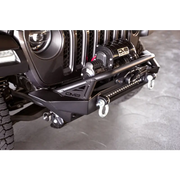 DV8 Offroad black bumper for Jeep Wrangler with recovery options