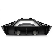 DV8 Offroad black bull bar bumper for Jeep Wrangler with white background