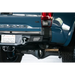 Blue truck with license plate on DV8 Offroad 16-23 Toyota Tacoma MTO Series Rear Bumper