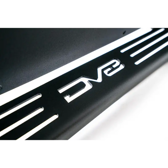 DV8 Offroad MTO Series Rear Bumper logo on front of car