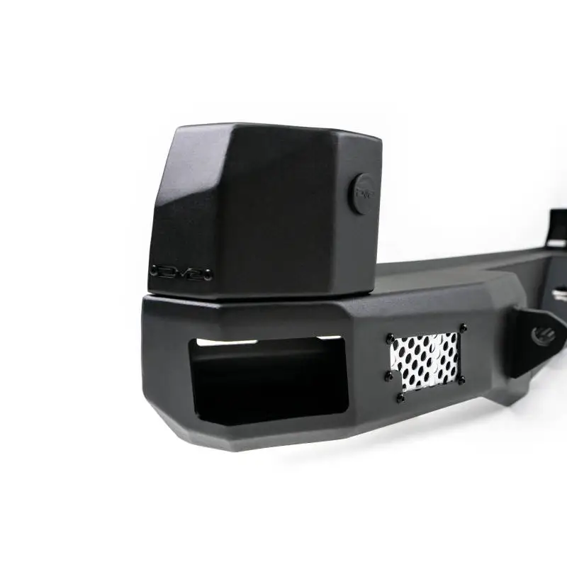 DV8 Offroad MTO Series Rear Bumper for Toyota Tacoma - Black with White Background
