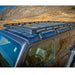 DV8 Offroad 18-21 Jeep Wrangler JL 4-Door Roof Rack mounted on a Jeep roof rack