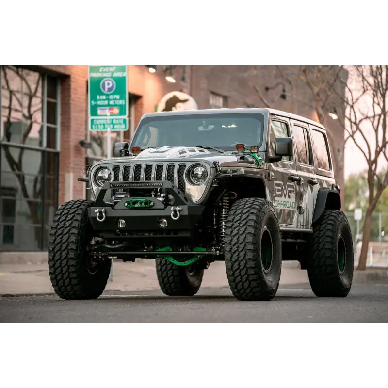 DV8 Offroad LED Projector Headlights for Jeep Wrangler with Big Tires
