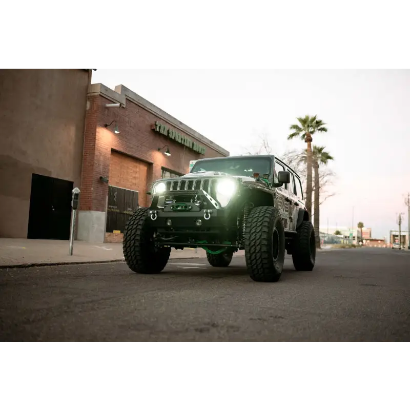 DV8 Offroad LED Projector Headlights for Jeep Wrangler and Ford Bronco
