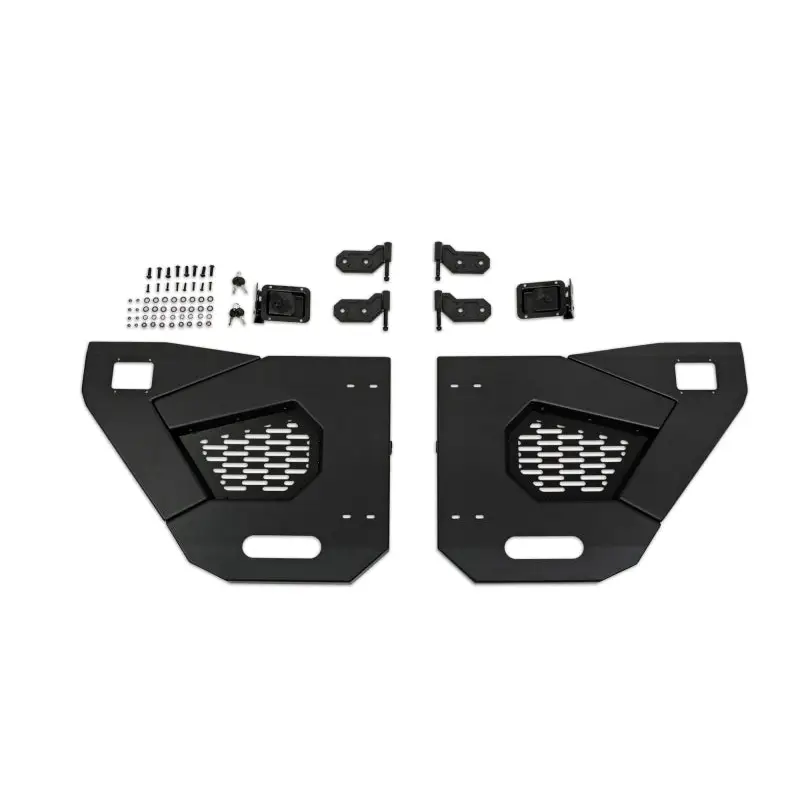 DV8 Offroad black front bumpers for Jeep Wrangler JL/JT - Rear Set