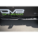 DV8 Offroad black truck front bumper with green lettering, Door Body Pinch Weld Mounted Step.