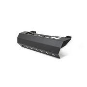 DV8 Offroad Jeep Wrangler JL/JT Front Bumper Sway-Bar Disconnect Motor Skid Plate in black