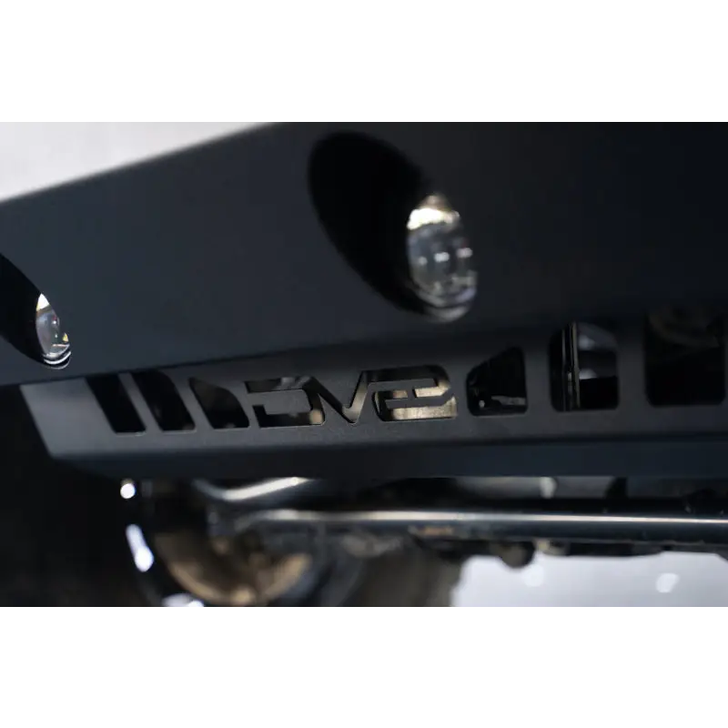 DV8 Offroad Jeep Wrangler JL/JT Front Bumper Skid Plate with Logo