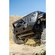 DV8 Offroad Jeep Wrangler JL/JT Front Bumper with Sway Bar Disconnect Motor Skid Plate
