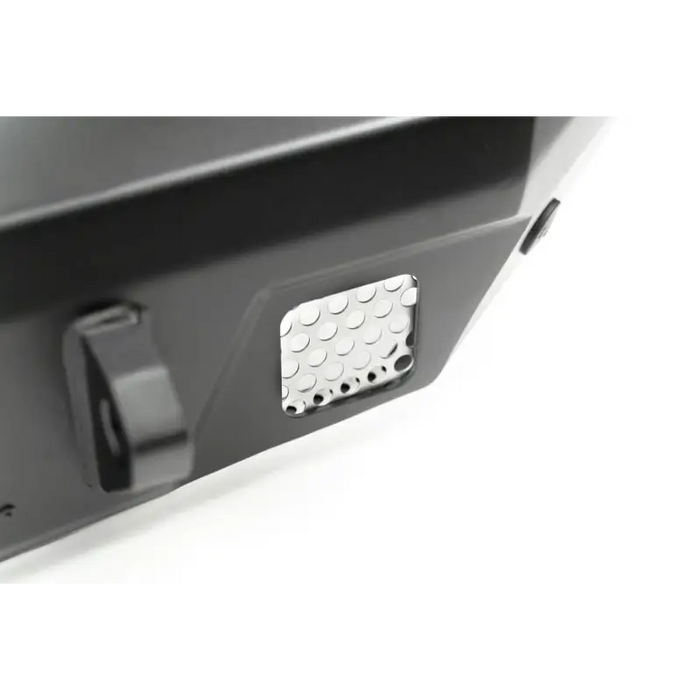 DV8 Offroad 18-23 Wrangler JL FS-7 Series Rear Bumper side panel close up.