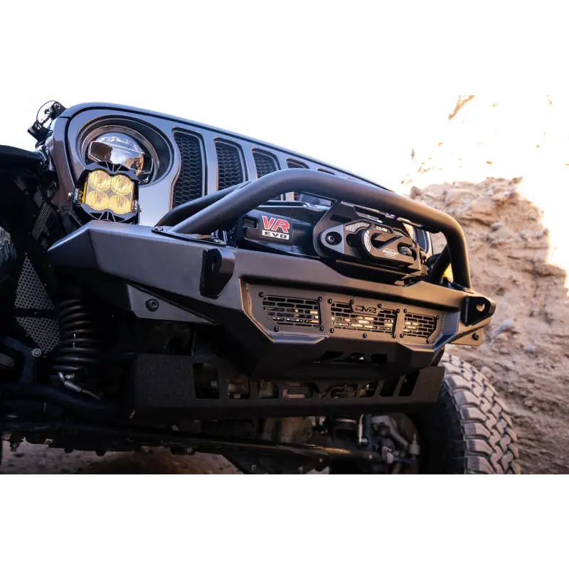 DV8 Offroad Wrangler JL/Gladiator JT Spec Series Front Bumper Close Up