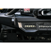 DV8 Offroad Spec Series Front Bumper on Black Bumper with Number Plate