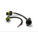 DV8 Offroad LED fog lights wire harness with yellow connector.