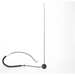 Replacement antenna for Jeep Wrangler TJ, black color on white background