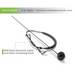 Close-up of black corded stethoscope, DV8 Offroad 1997-06 Jeep TJ Replacement Antenna Black.