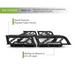 Front bumper cover for Toyota Tacoma Overland Bed Rack displayed on DV8 Offroad product