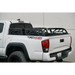 White truck with bed rack on the back - DV8 Offroad Tacoma Overland Bed Rack