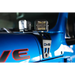 Blue race car front view with DV8 Offroad 20-22 Jeep JL 392/ Jeep JT Mojave Edition Dual Pod Light Mounts.