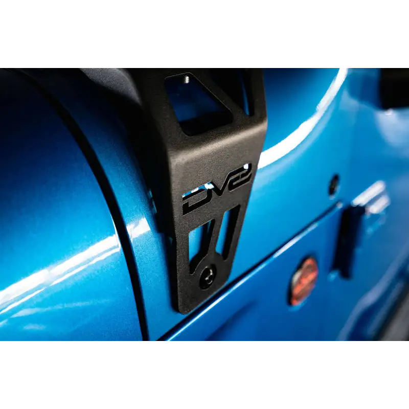 DV8 Offroad Jeep JL 392/ Jeep JT Mojave Edition Dual Pod Light Mounts front bumper plate logo display