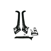 DV8 Offroad Jeep JL/JT A-Pillar Light Bar Mount for Car Fenders