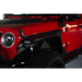 Red Jeep Gladiator JT with slim fender flares