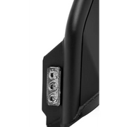 Black plastic door handle with chrome handle on DV8 Offroad 20-23 Jeep Gladiator JT Spec Series Fender Flares