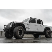 White Jeep Gladiator JT with Spec Series Fender Flares.