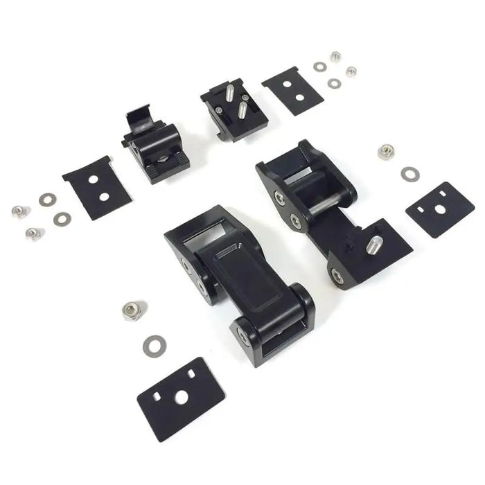 Black metal latch latches for DV8 Offroad Jeep Wrangler hood catch system