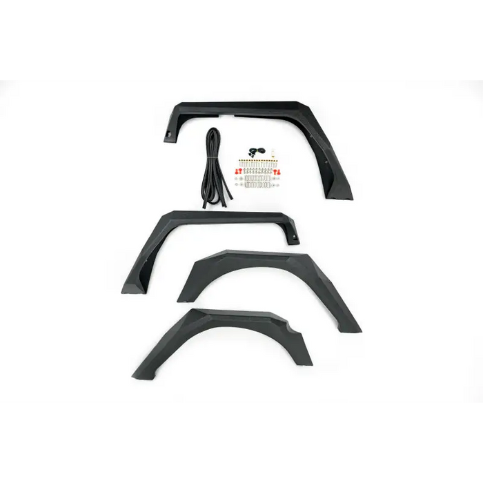 DV8 Offroad BMW E360 Front Bumper Set for Jeep Wrangler Armor Style Fenders
