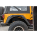 DV8 Offroad Jeep Wrangler Armor Style Fenders with Black and Yellow Bumpers