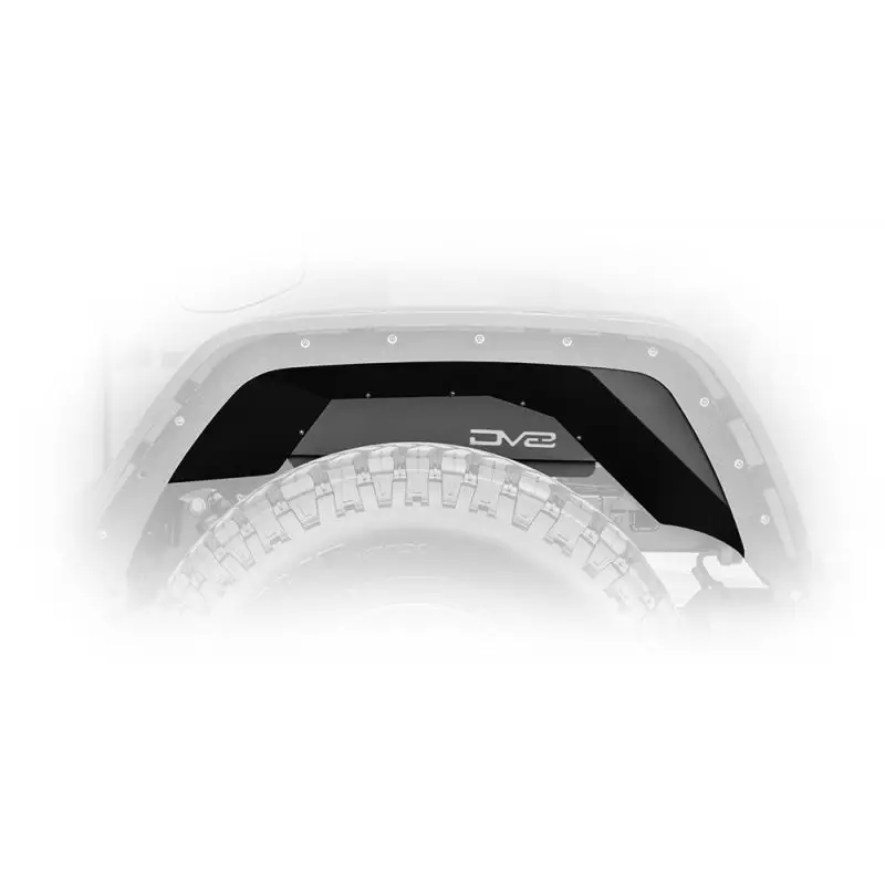 DV8 Offroad Jeep Gladiator Rear Inner Fenders in Black