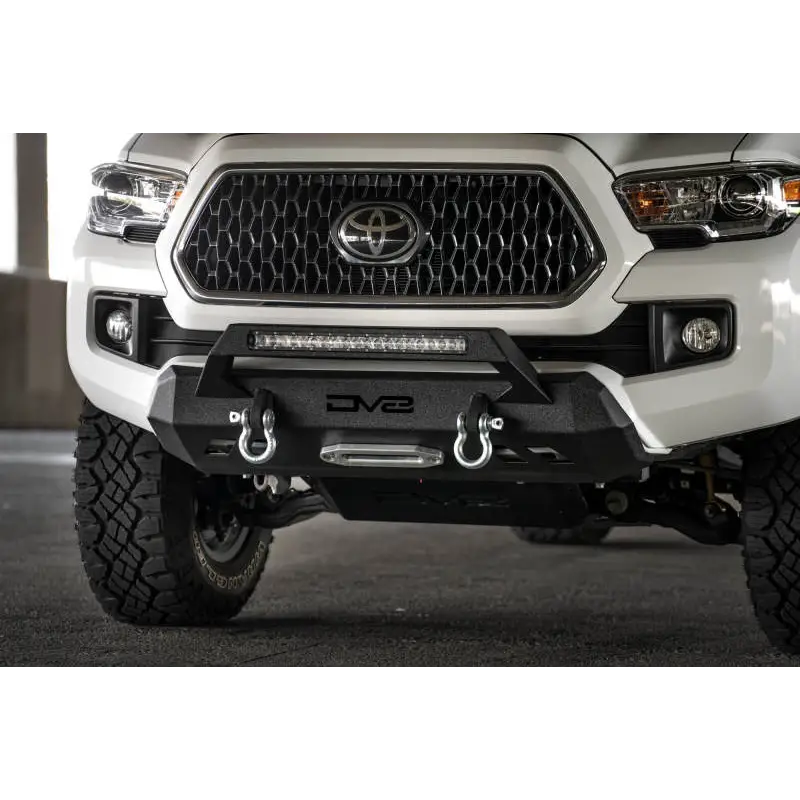 DV8 Offroad 2016+ Toyota Tacoma Center Bumper - Front Bumper with Logo