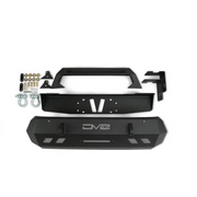 DV8 Offroad Toyota Tacoma Center Bumper - Black Front Bumper on White Background