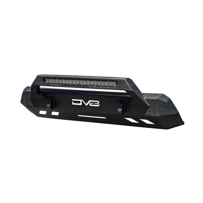 Black Toyota Tacoma Center Bumper with Light by DV8 Offroad