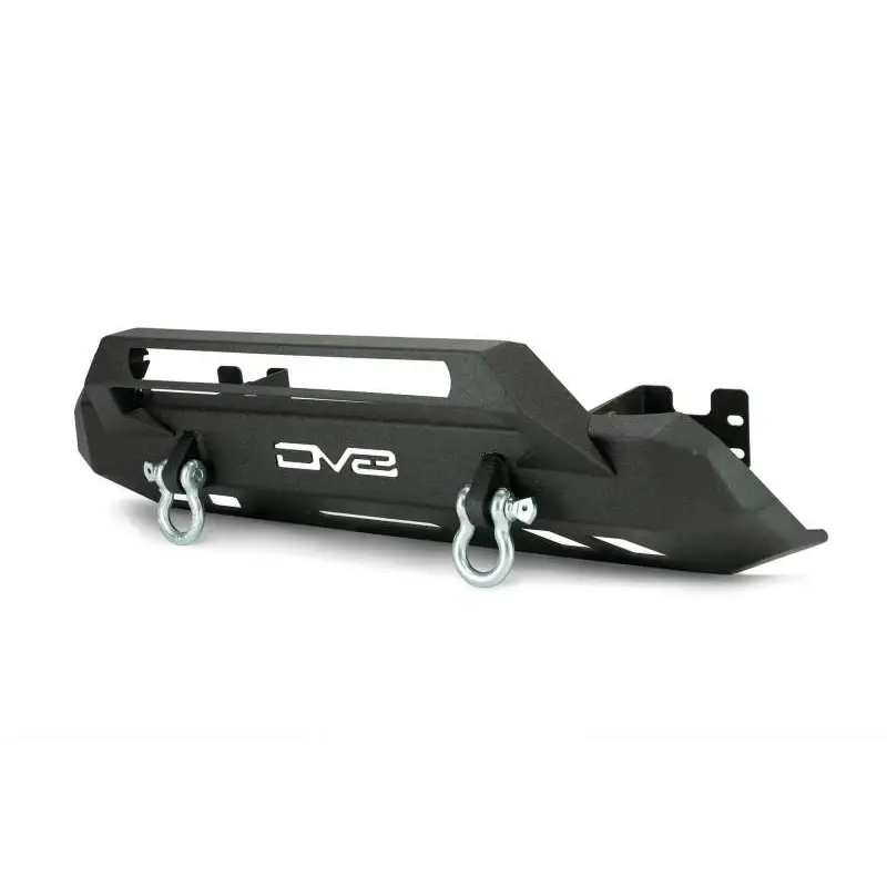 Black DV8 Offroad Toyota Tacoma Center Bumper with White Logo