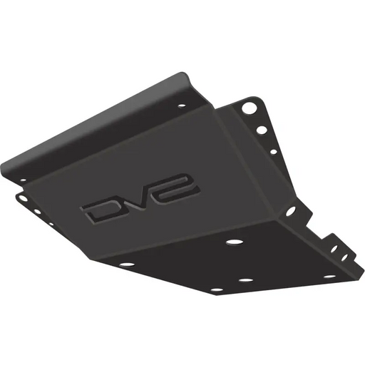 Black front bumper bracket for DV8 Offroad Toyota Tacoma skid plate.