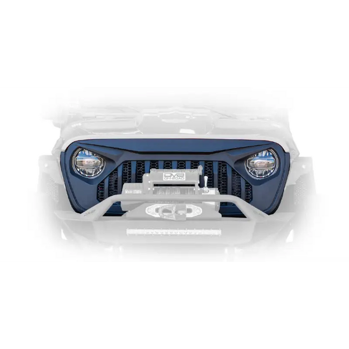 DV8 Offroad Jeep JL Gladiator Angry Grill with Front Bumper and Bumper Bar