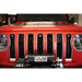 DV8 Offroad 2018+ Jeep JL Grill Amber Marker Lights with front bumper and bumper bar