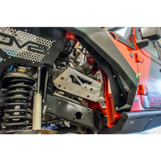 DV8 Offroad 2018+ Jeep JL / JT Engine Bay Compressor Mount: Front suspension mounted on rear suspension