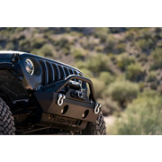 DV8 Offroad Jeep Wrangler JL Front Bumper - Black