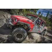 Black DV8 Offroad 2018+ Jeep Wrangler JL Front Inner Fenders: Great option for a Jeep